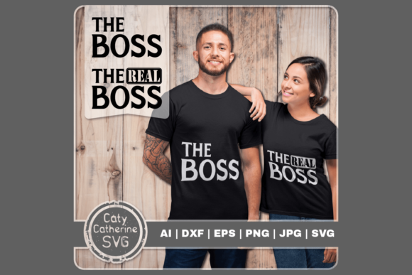 Funny Couple Quote the Boss Real Boss Embroidery Review