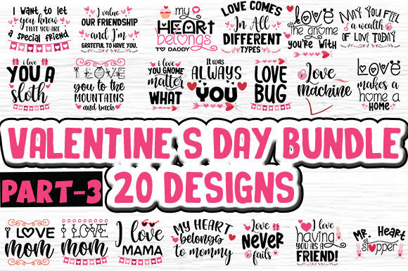 Loving Valentine’s Bundle 20 Designs Review