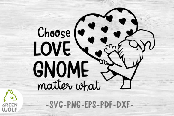 Valentine Gnome with a Big Heart